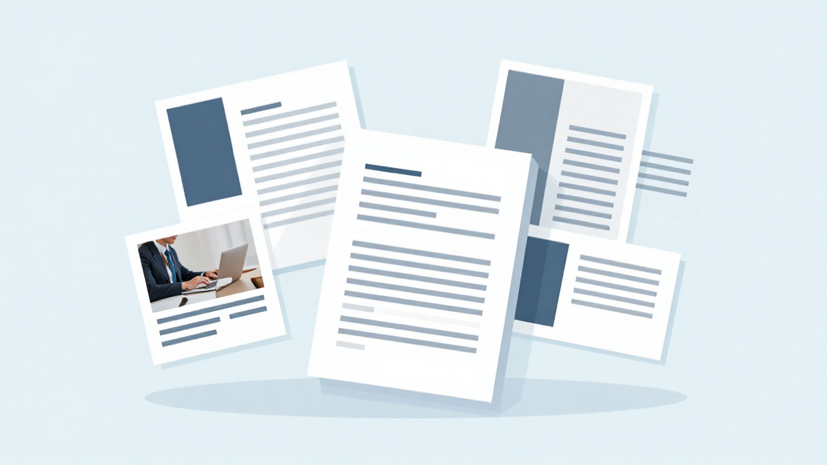Combining several photos into one PDF document